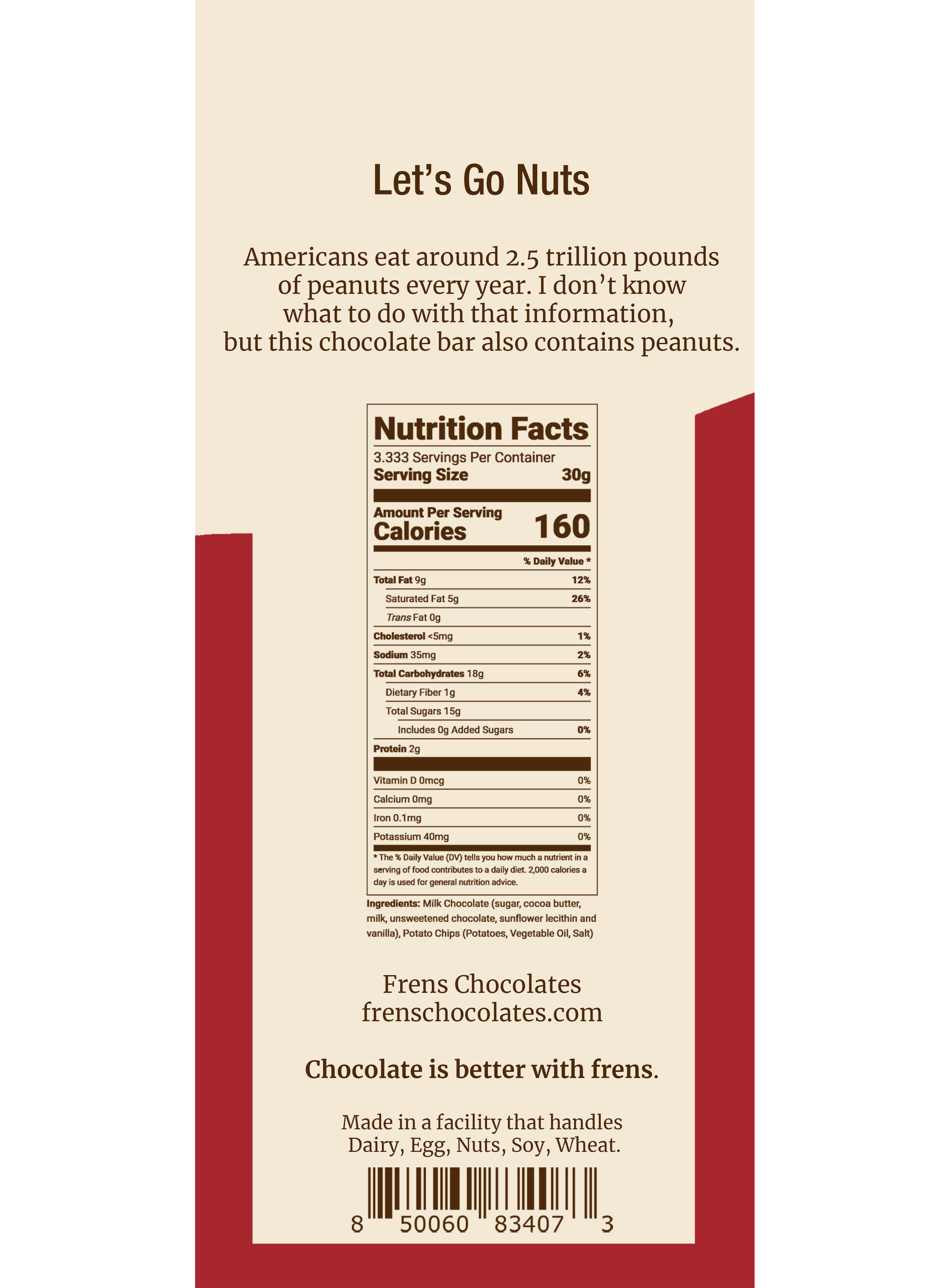 Peanut Caramel Crunch - FRENS CHOCOLATES